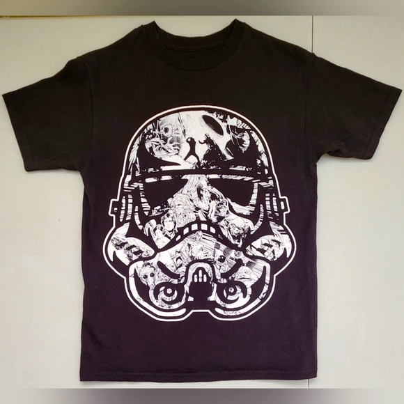 Star Wars Stormtrooper Small Black Cotton T-shirt Only Worn Once - Picture 1 of 1